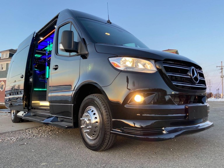 Mercedes sprinter limo party bus